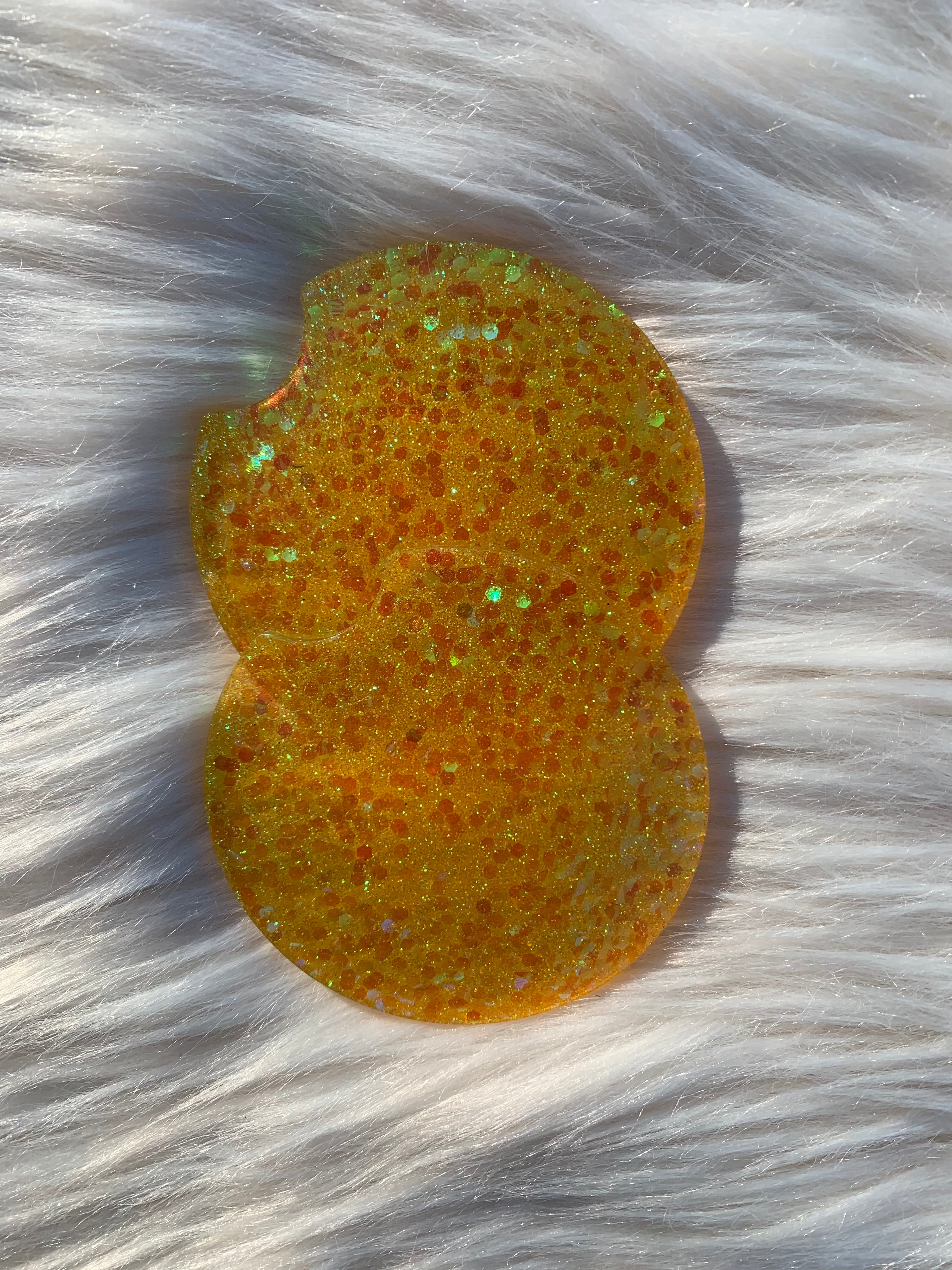 Orange Car Cup Coasters