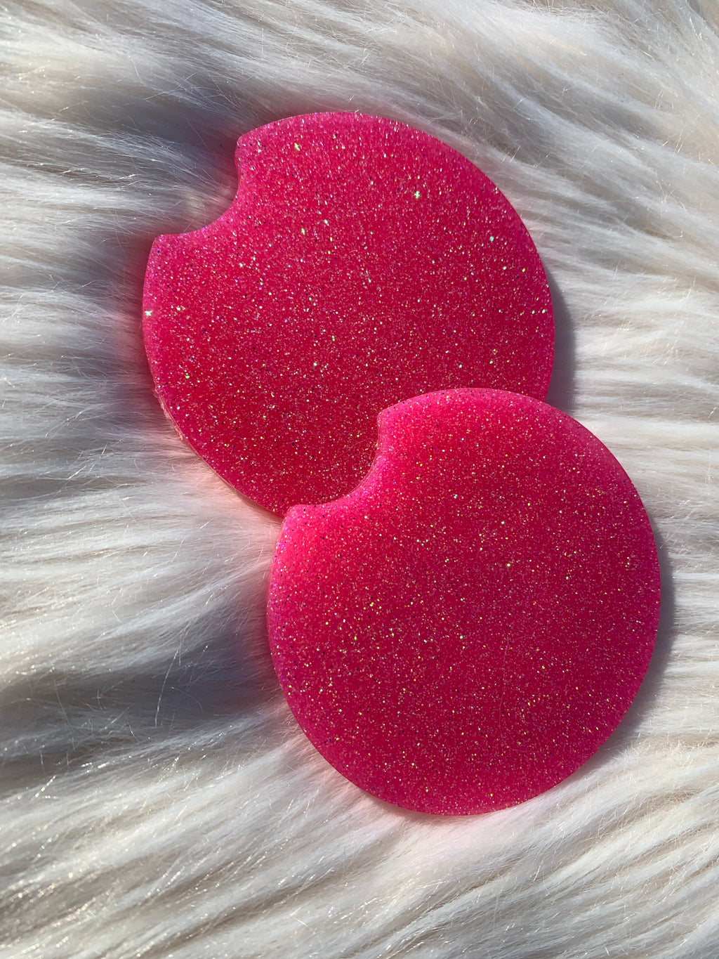 Pink Car Cup Coasters