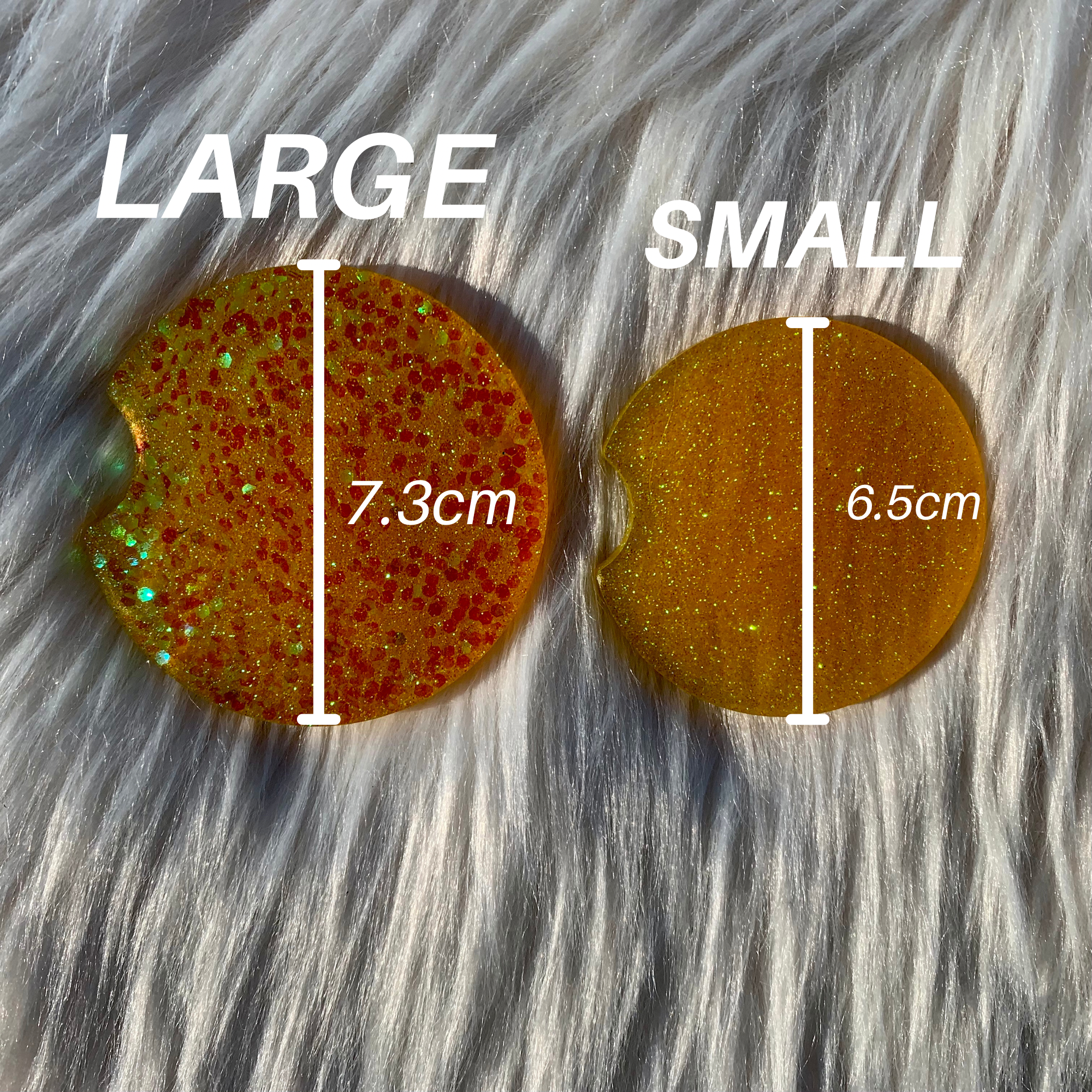 Orange Car Cup Coasters