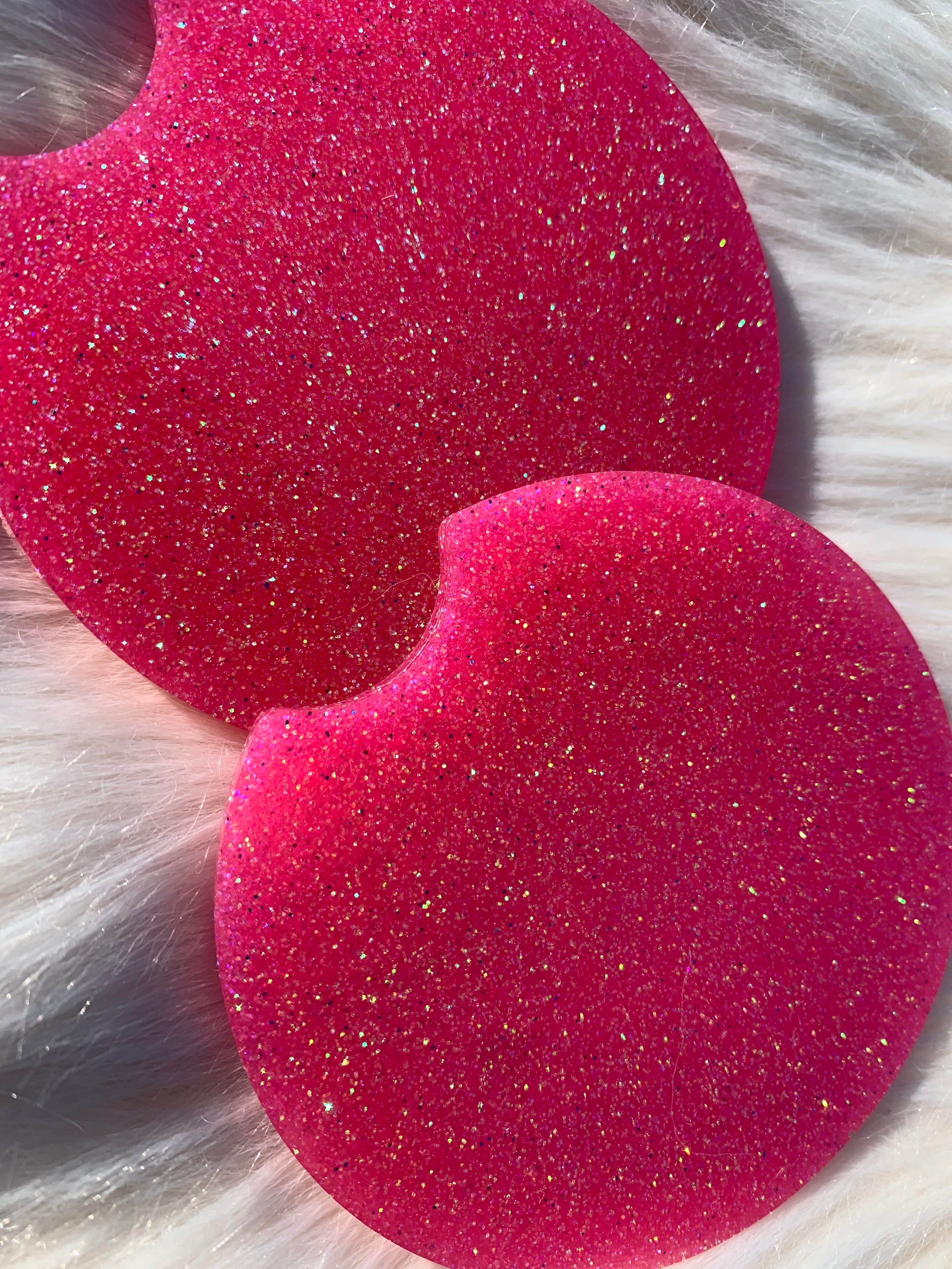 Pink Car Cup Coasters