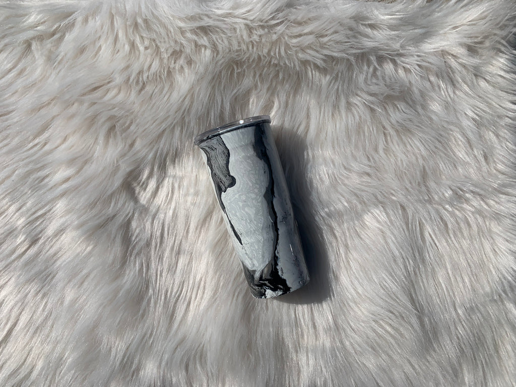 Marble Dipped Tumbler